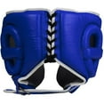 thumbnail image 3 of Title Boxing Leather Training Sparring Headgear - Large - Blue, 3 of 3