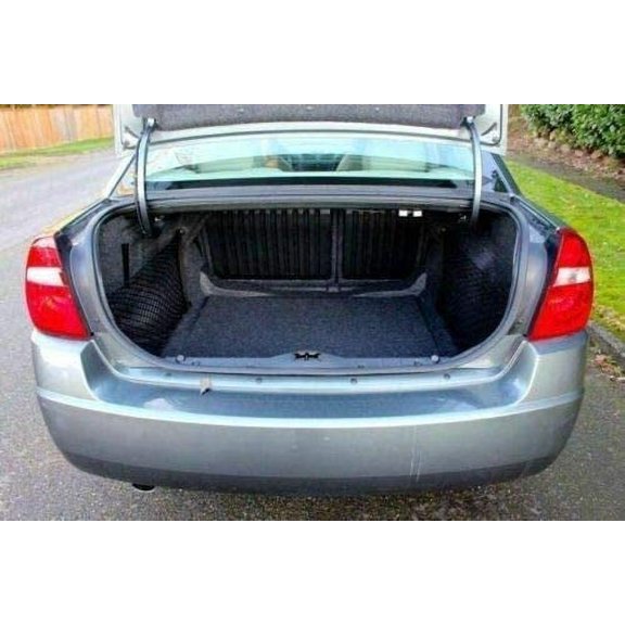 EACCESSORIES EA (Qty.2) Trunk Organizer Cargo Nets for Chevrolet Malibu 2004-2007 – 2 Envelope Rear Side Style Cargo Nets for Sedan – Premium Mesh Car Trunk Organizer – Compatible with Chevy Malibu