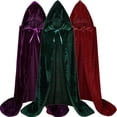 thumbnail image 2 of Disfraz de Cosplay de la película Witch Mary Sara Winifred, capa de las hermanas Sanderson, capa de Halloween para adultos y niños, capa Unisex de la Edad Media, 2 of 4