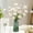 White, variant on Fasiaou 23 Inch 4-Head Artificial Lotus Flower Bouquet for Mom's Day Party Wedding, Realistic Plastic Faux Home Decor Centerpiece,White