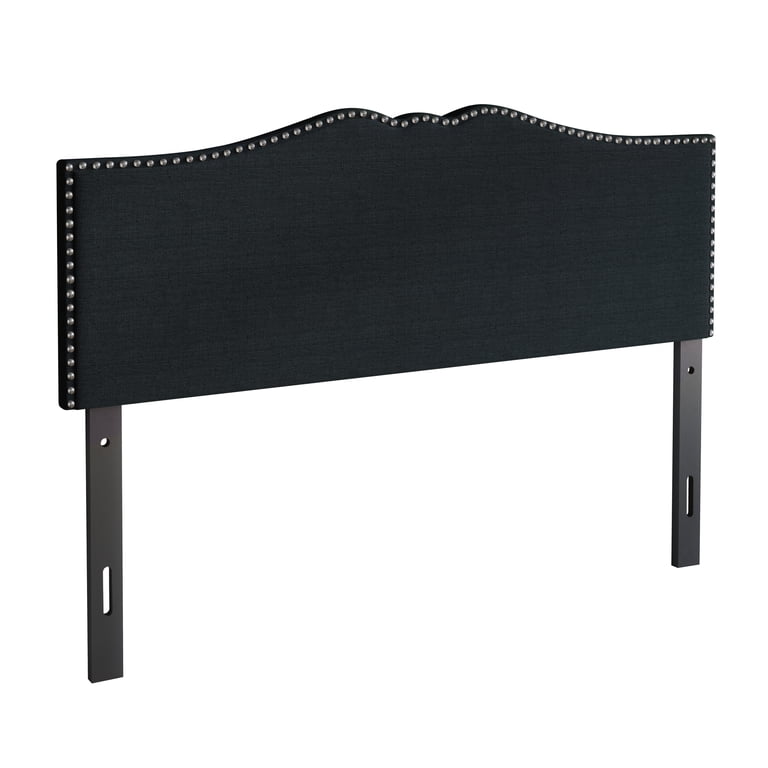 Castle Place Queen Headboard, Curved Nailhead Trim photo 2