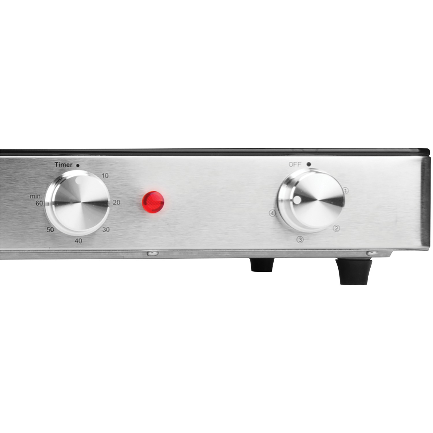 Brentwood Select 24" 2-Coil Black/Silver Infrared Electric Countertop Burner