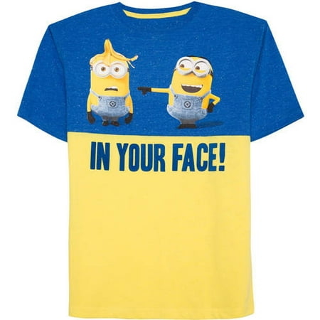 Stroker Short Block - Boys' In Your Face Short Sleeve Color Block T-Shirt