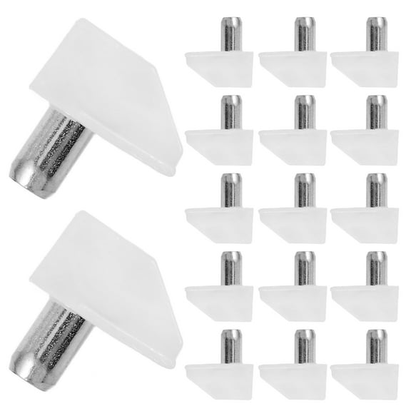 WHAMVOX 100pcs Shelf Pegs Shelf Pins Cabinet Shelf Bracket Pins Kitchen Furniture Pegs