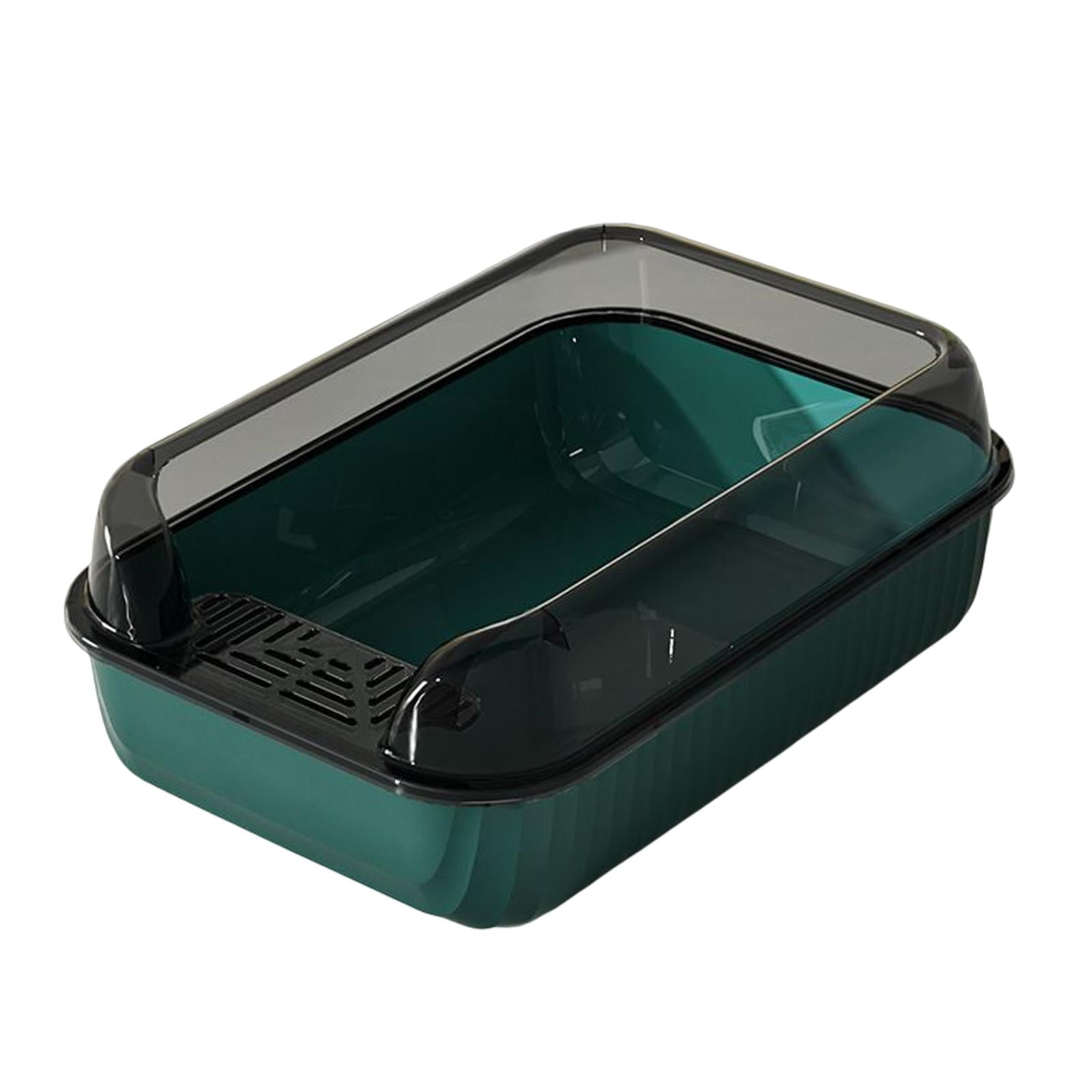 Cat Litter tray, Cat Litter Box High Sided Easy to Clean Sturdy Scatter ...