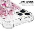 thumbnail image 3 of Funda para iPhone 12 PRO MAX con Brillo Líquido Flotante, Purpurina, Parachoques y Anillo Giratorio Soporte, 3 of 5