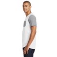 thumbnail image 4 of District DT6000SP Young Mens Very Important Tee With Contrast Sleeves And Pocket., 4 of 5