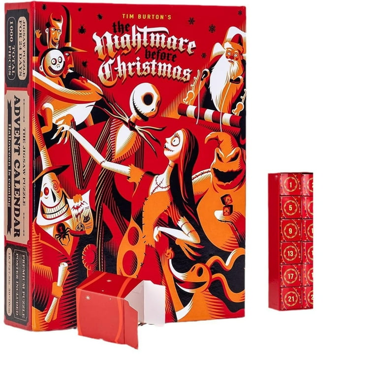 Gasue Halloween Advent Calendar Puzzles, 1000 Pieces