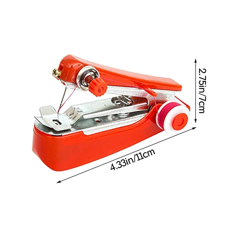 Mini Manual Sew Machine, Handheld Sewing Machine, Mini Manual Portable  Pocket-sized Small Sewing Machine, Quick Sew For Adults, Easy To Use,  Portable