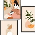 thumbnail image 4 of IDEA4WALL 3 Piece Framed Canvas Wall Art for Living Room, Bedroom Mattis and Brutalist Canvas Prints for Modern Home Decoration Ready to Hang, 4 of 5