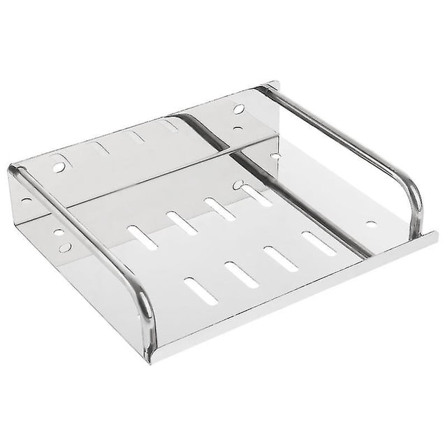 Estante de ducha de almacenamiento engrosado de acero inoxidable Estante de almacenamiento de una sola capa montado en la pared Cesta de jabón de estilo moderno para baño de cocina (16x20 cm) Kuyhfg Bienvenido a Kuyhfg