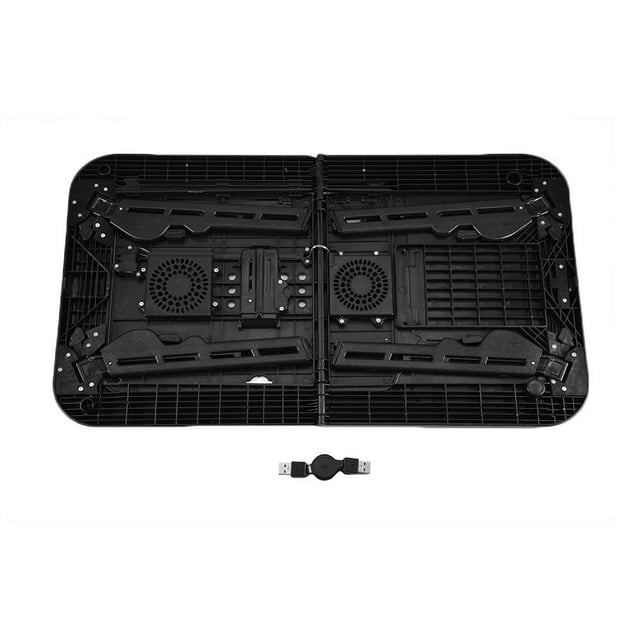 Hilitand Support de Bureau Pliant Portable Réglable pour Ordinateur Portable Notebook PC (Noir), Bureau Pliant pour Ordinateur Portable, Support pour PC