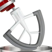 Flex Edge Beater for KitchenAid Mixer4.5/5 QT Kitchenaid 4.5/5 Quart Flat Paddle Beater Attachments with Scraper for Tilt-Head Stand Mixer 4.5/5 Quart - White