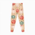thumbnail image 6 of NOLDARES Toddler Girls Boys Halloween Pumpkin Pajamas Cotton Pjs for Boy Jammies Little Kids Sleepwear Clothes Sets(Red,8-9 Y), 6 of 9