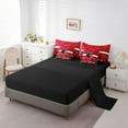 thumbnail image 3 of YST 7 Piece Bed in a Bag King Size Comforter Set Ice Hockey Bedding Set,Hockey Reversible Design Bed Set,Winter Sports Soft Microfiber Comforter with Sheet Set,All Season,New Jersey, 3 of 5