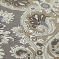 thumbnail image 2 of Palermo Khaki Classic Polyester Waterproof Fabric Paisley Shower Curtain,Printed Decorative Taupe Bathroom Curtains,72" W x Extra 84" L, 2 of 6