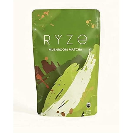 XPRESS ECOMMERCE Organic RYZE MUSHROOM MATCHA COFFEE NWT 180g- 30 Servings Instant Coffee 6.34 Ounce (Pack of 1)