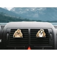 thumbnail image 6 of WIRESTER Car Air Freshener Fragrance Vent Clip Interior Decoration for Cars with Lemon Scented Pad - Tri Color Shih Tzu Dog, 6 of 7