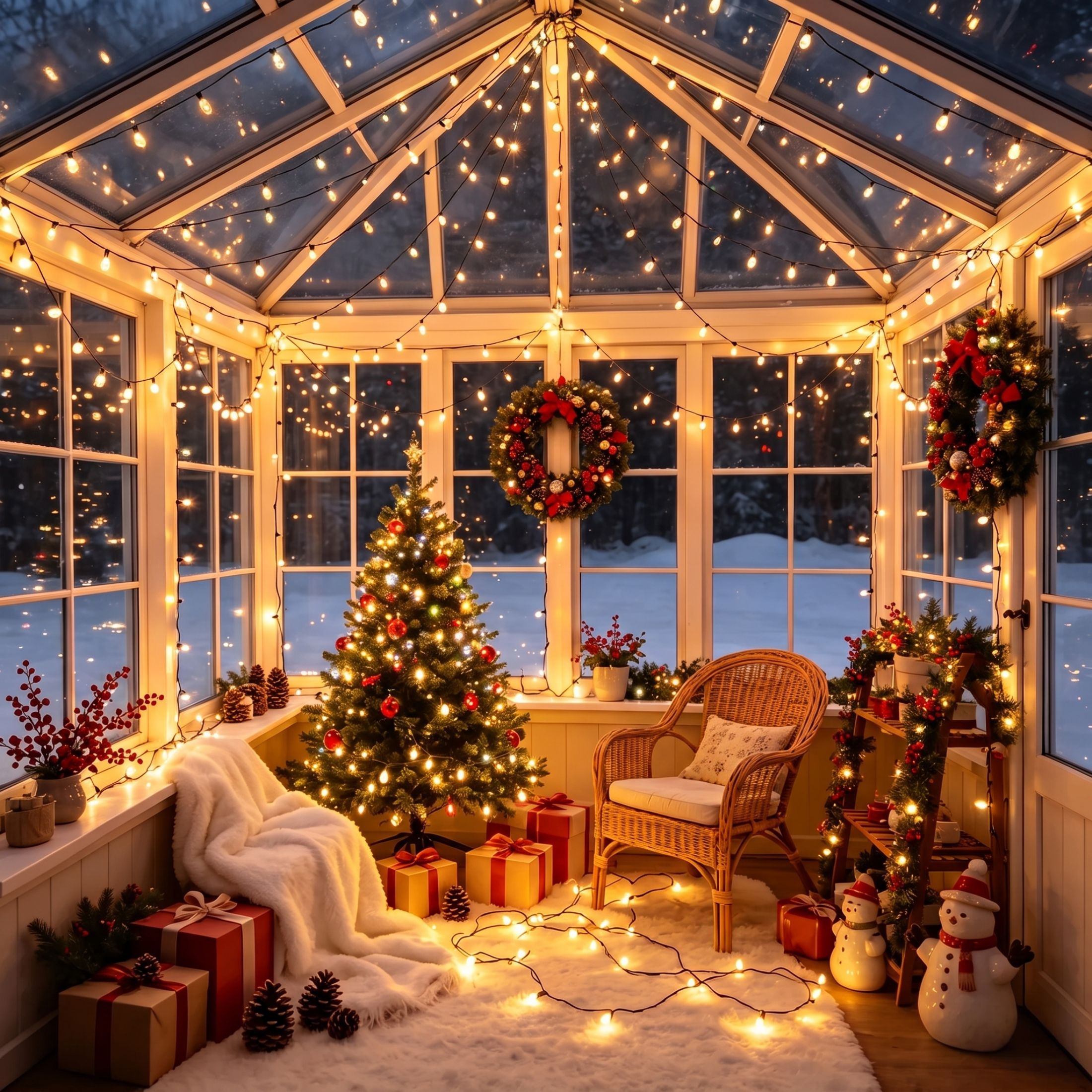 Scidweet 105 Ft Christmas String Lights 300 LED Warm White photo 5