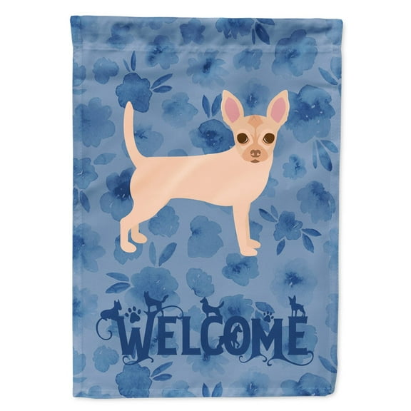 Carolines Treasures CK6070GF Chihuahua 1 Welcome Flag Garden Size Small multicolor