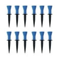 thumbnail image 2 of Advancent 12 piezas de tees de golf, soporte de bola profesional de plástico, práctica interior al aire libre Golf Azul 58 mm Advancent OD023163-03, 2 of 6