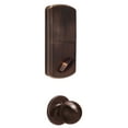 thumbnail image 2 of MiLocks Digital Deadbolt Door Lock and Passage Handleset Combo, Oil-Rubbed Bronze Finish with Keyless Entry via Remote Control and Keypad Code for Exterior Doors (BXF-02OB), 2 of 5