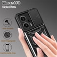 thumbnail image 4 of for Xiaomi Poco F5 5G Case with Slide Camera Cover for Men, Military Grade Drop Protective Phone Cover Case with Ring Kickstand for Xiaomi Redmi Note 12 Turbo 5G/Xiaomi Poco F5 5G SJ Blue, 4 of 9