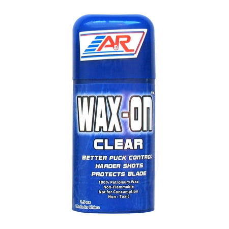 Hockey Stick Wax - A&R Hockey Stick Wax On ½ Clear Rub On Stick 100% Petroleum Wax Protects Blade