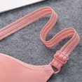thumbnail image 3 of LYEAA No Wire Bras for Women Soft Cotton Push up Everyday Bras Wireless Support Solid Lightly Lined Lift Sleep Bras Comfortable Wirefree Breathable Shaping Daily Bralette Pink XL, 3 of 6