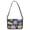 Navy, variant on Women's Beaded Flap Shoulder Bag, Pink Print