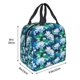 thumbnail image 3 of Easygdp Blue Lotus Flower Bolsa Térmica Premium - Tela Oxford Impermeable, Gran Capacidad, Bolsillo Frontal, Unisex para Trabajo, Escuela, Actividades al Aire Libre y Picnics, 3 of 8