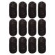 thumbnail image 1 of Juego de 12 tornillos para puente de guitarra, prácticos, robustos, a prueba de óxido, ligeros, sin rebabas, de metal, para puente de guitarra eléctrica, color negro, 1 of 10