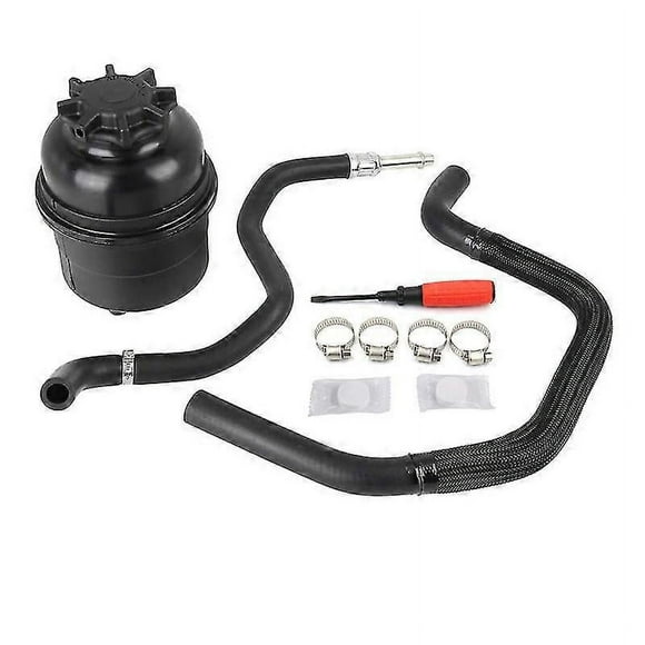 Power Steering Fluid Reservoir Tank and Power Steering Hose Compatible for BMW E30 E46 E36 323i 325i 328i 330i