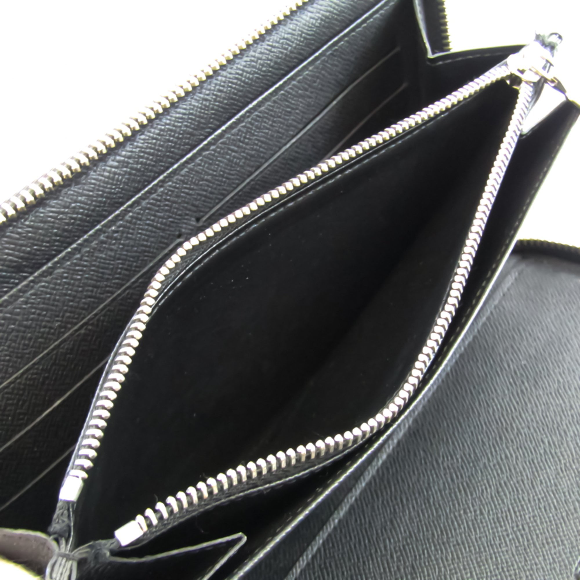 Louis Vuitton Taiga Zippy Wallet Vertical M30503 Men's Taiga Leather Long  Wallet (bi-fold) Noir