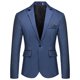 thumbnail image 1 of Traje de moda de color sólido para hombre, traje de negocios de talla grande para hombre, traje de negocios para hombre, 1 of 6