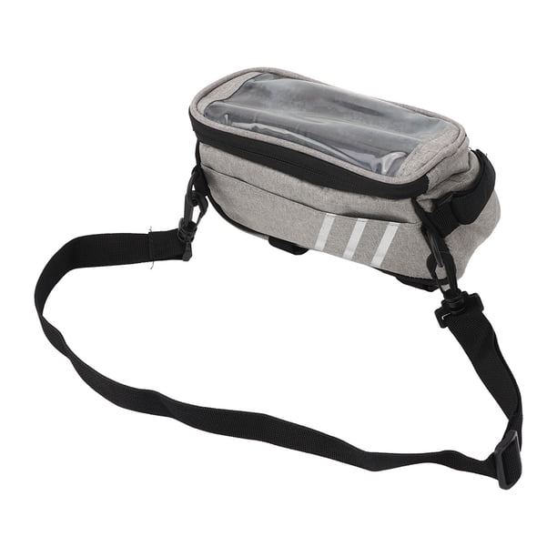 Bolsa para el marco frontal de la bicicleta con teléfono, bolsa para el marco frontal de la bicicleta con teléfono, bolsa para el marco de la bicicleta, accesorios para bicicletas, elaborados por exp