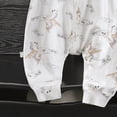 thumbnail image 5 of 9-12 Months Infant Unisex Fall Winter Cartoon Print Romper,Vertical Rib Full Front Zip Long Sleeve Baby Jumpsuit 3 6 9 12 18 Months,Light Purple, 5 of 5