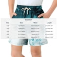 thumbnail image 3 of Hrsba Boys Swim Trunks Print With Pockets Drawstring Elastic Waist Summer Casual Outdoor Beach Shorts For Boys, 3 of 6