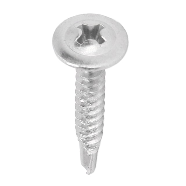 Tornillos de acero inoxidable, 100 piezas de tornillos autorroscantes, tornillos autorroscantes cruzados, accesorios de fijación, claridad notable