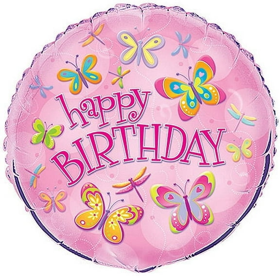 18" Foil Butterflies and Dragonflies Balloon