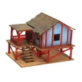 thumbnail image 2 of tamizeot 1/72 Models House Unpainted DIY Wooden House Projects A Assemble DIY Accessory Type A, 2 of 6