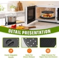 thumbnail image 3 of Microwave Splatter Cover, Collapsible Microwave Food Cover, Microwave Plate Cover With Steam Vent, Dishwasher-Safe Suitable Kitchen Use 1-Pack, 3 of 9