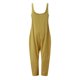 thumbnail image 4 of Gibobby Pantalones cortos Estampado Boho Playsuit Bolsillo V Mujer Casual Cuello Mono Mujer Mono(Amarillo， XXXL), 4 of 5