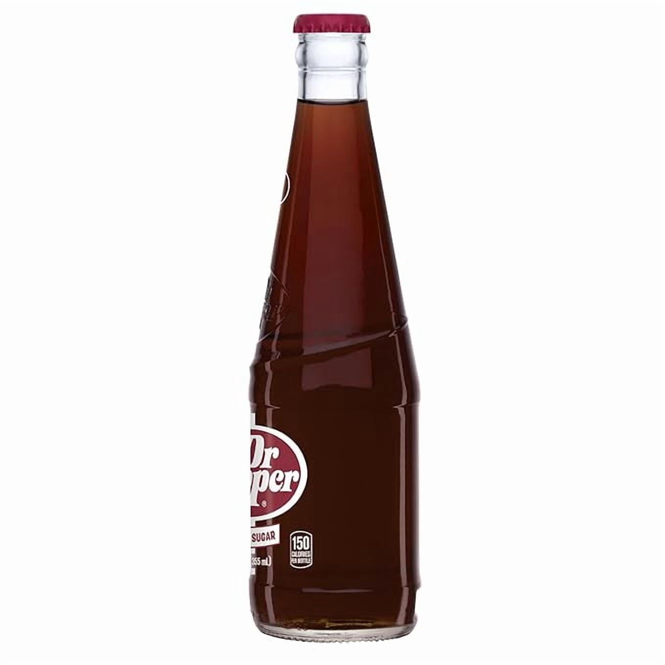 Dr. Pepper Real Sugar Soda, 12 Ounce (12 Bottles)