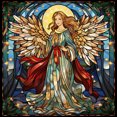 thumbnail image 1 of 5D DIY Taladro Vidrio Con Manchas Hada Virgen 30x30cm, 1 of 9