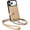 Beige, variant on Crossbody Wallet Case for iPhone 17 – Compatible with MagSafe, Premium Cowhide Leather with RFID-Blocking Card Holder & Adjustable Strap, Magnetic Hands-Free Phone Purse (Black)