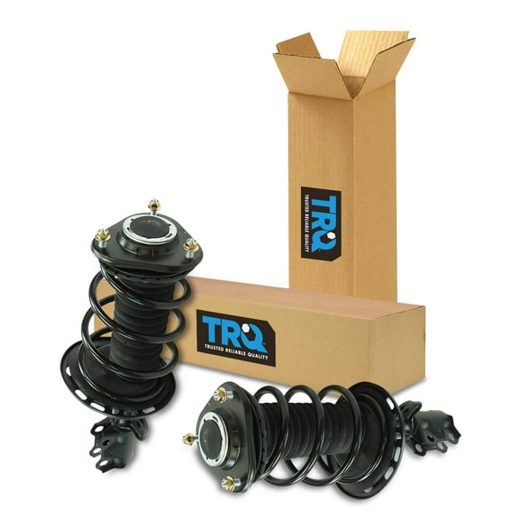 TRQ Front Strut & Coil Spring Assembly Set Driver & Passenger Sides Fits Select 11-16 Scion tC