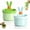 Green+Blue, variant on CATPAN Sink Drain Strainer, Press to Dump Sink Strainer, Kitchen Sink Strainer Basket with Lifting Handle,Waste Collector Fun Sink Accessory for Sink, Sink Food Catcher for Kitchen (White + Green)