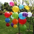 thumbnail image 2 of Farolillos de papel redondos chinos/japoneses multicolores para colgar en fiestas de bodas, decoración de cumpleaños, baby shower, suministros de bricolaje, 2 of 5