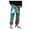 A, variant on JHLZHS White Cargo Pants Men's Loose Mid Waist Christmas Print Casual Sweatpants Men Baggy Cargo Pants Men Belt Loop Pants Chain for Men